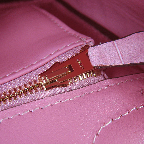 Replica Hermes Birkin 30CM Crocodile Veins Bag Pink 6088 On Sale